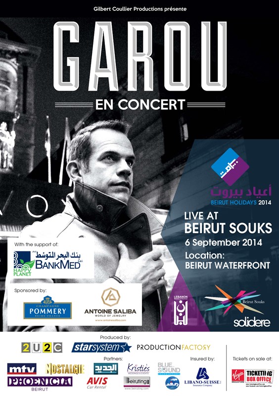 Garou at Beirut Holidays